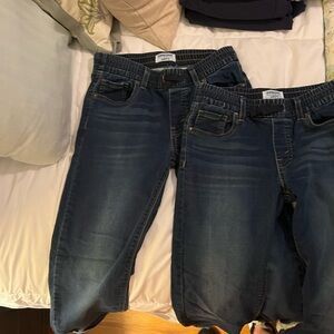 Boys Denizen Dark Blue Denim Jeans 2 pair